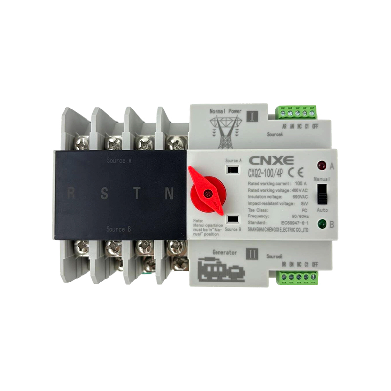 Interruptor de transferencia automática (ATS) CXQ2-100/2P 4P
