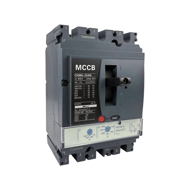 CHM6-250N 250A Protección magnética térmica ajustable Adaptación de voltaje múltiple Disyuntor de caja moldeada