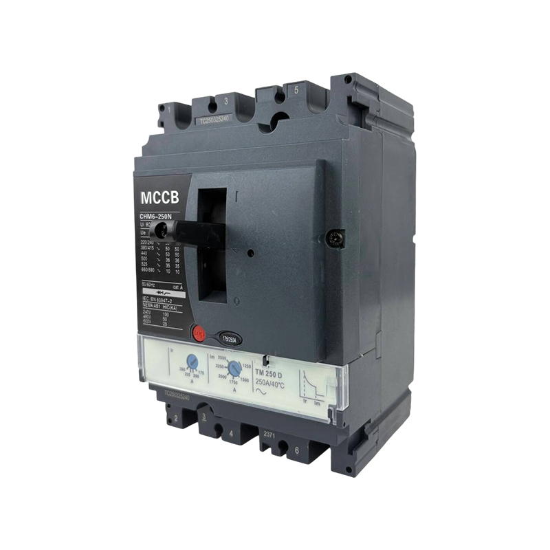 CHM6-250N 250A Protección magnética térmica ajustable Adaptación de voltaje múltiple Disyuntor de caja moldeada