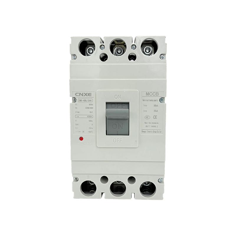 Disyuntor de caja moldeada CHM1-400L/3340, 400A, capacidad de ruptura de 50kA, protección de distribución de energía trifásica