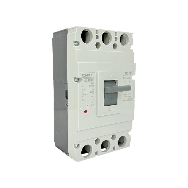 Disyuntor de caja moldeada CHM1-400L/3340, 400A, capacidad de ruptura de 50kA, protección de distribución de energía trifásica