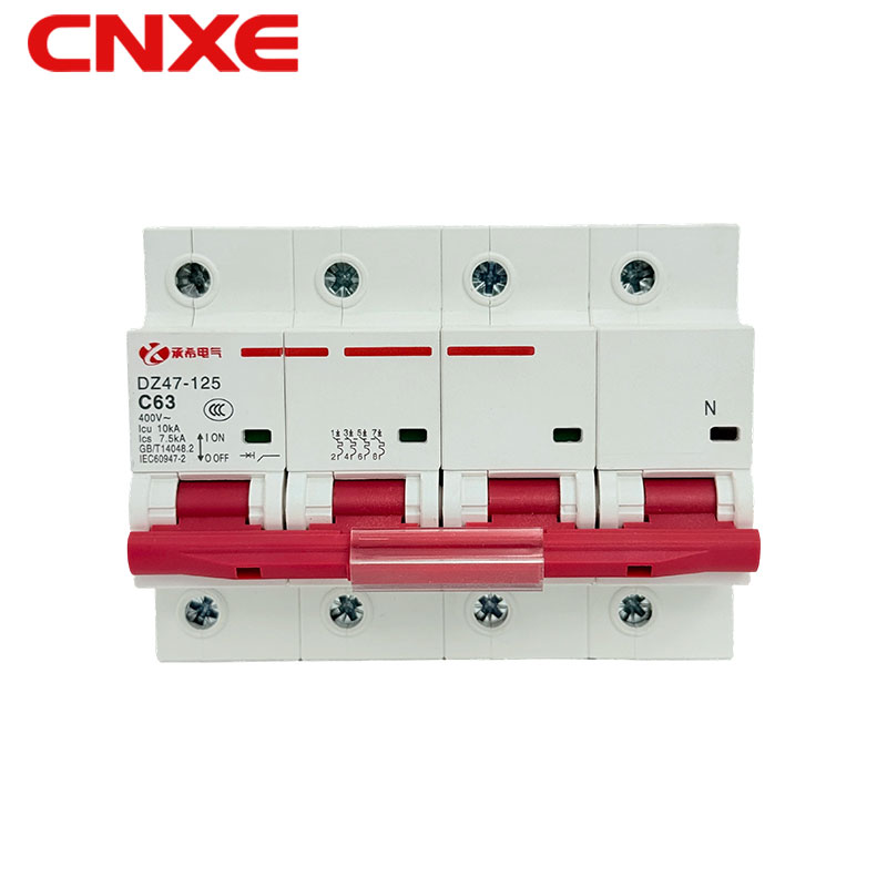 DZ47-125 C63 4P Disyuntor 400V 63A Interruptor de aire