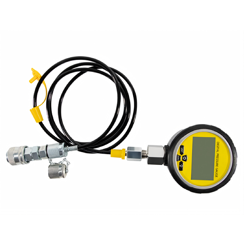 Probador hidráulico digital de 10000 PSI con manguera de prueba y adaptadores BSP