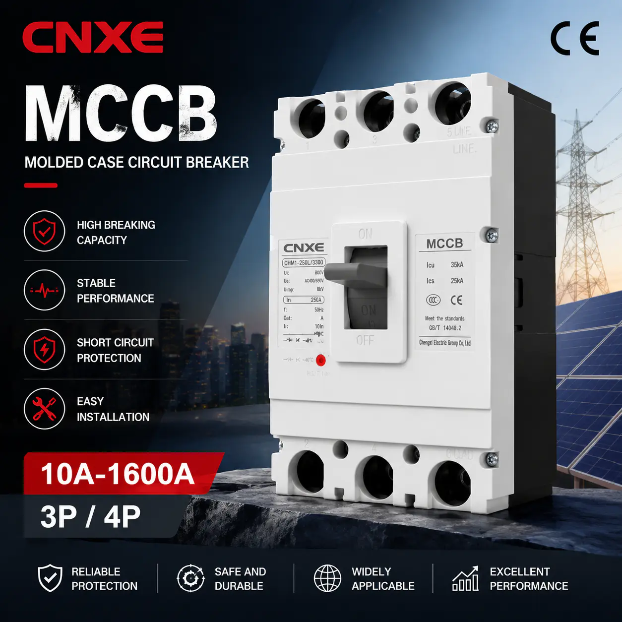 Inspección MCCB: desde el ensamblaje de componentes hasta el control de calidad final